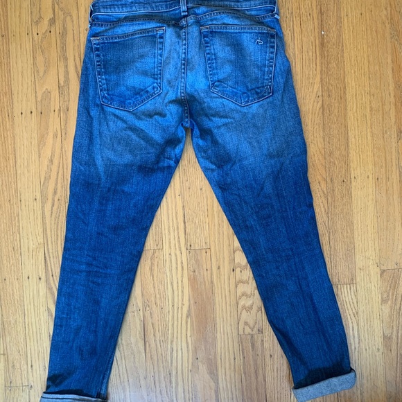 Mid rise, boyfriend fit, rag and bone jeans. - Picture 6 of 8